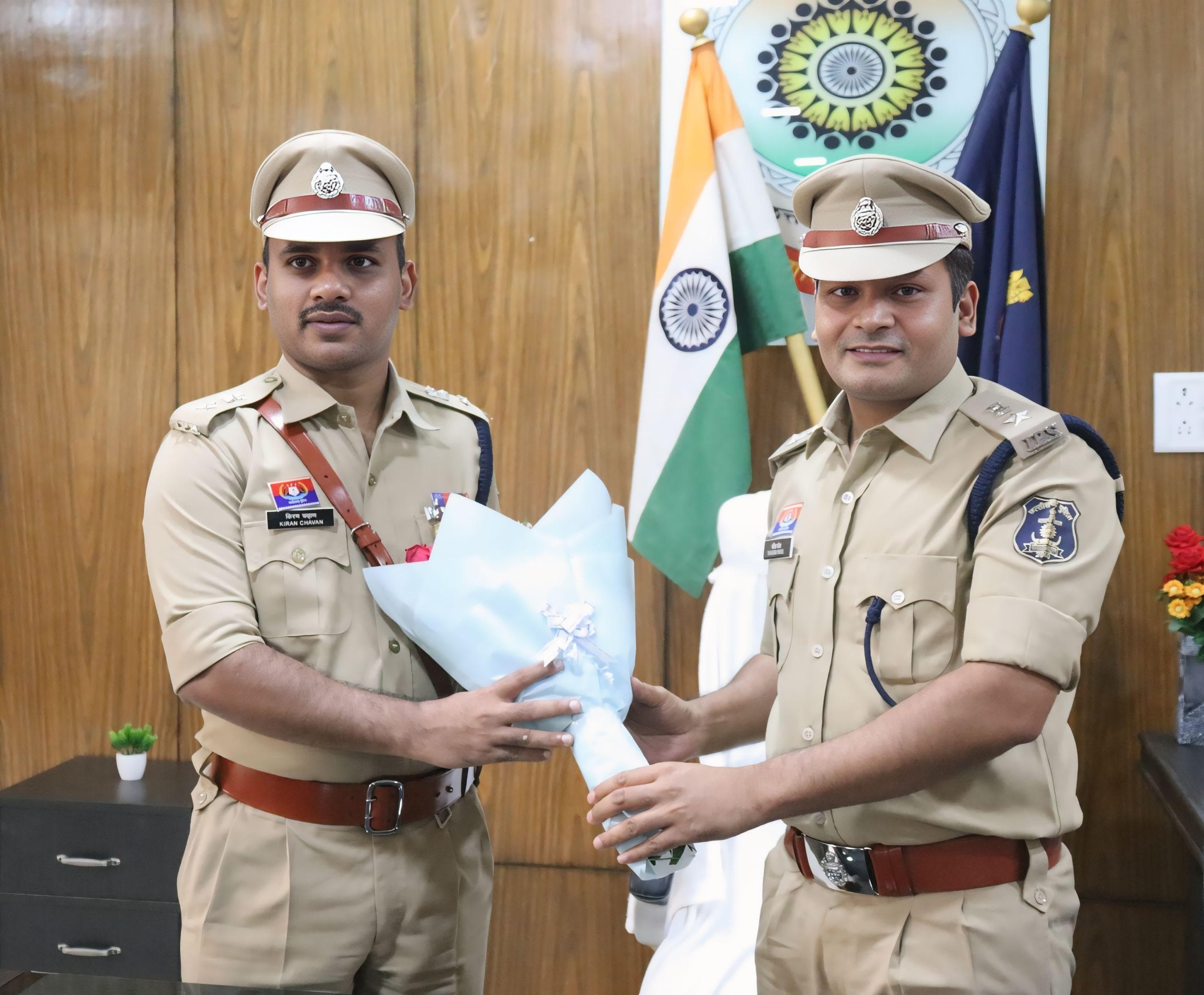 किरण चव्हाण ने संभाला बालोद के नए एसपी का पदभार; कार्यभार लेते ही पुलिस अधिकारियों को दिए सख्त