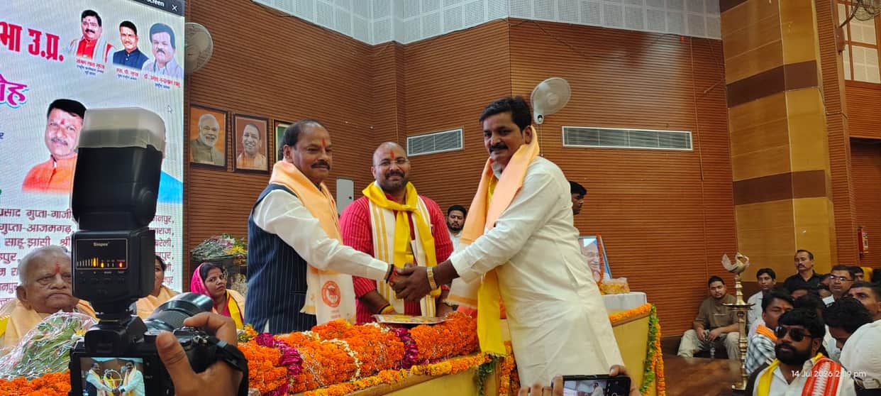 International Taekwondo player Sanjeev Sahu honored.