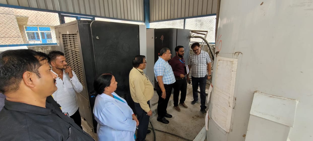 Mock drill for oxygen plants at the Medical College and CHC Bagwala