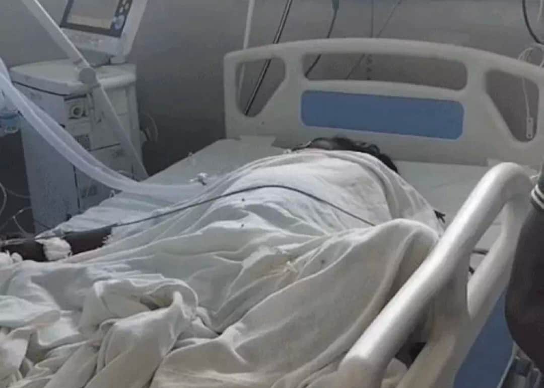 A pregnant woman's health deteriorates after a caesarean section at JK Lone Hospital