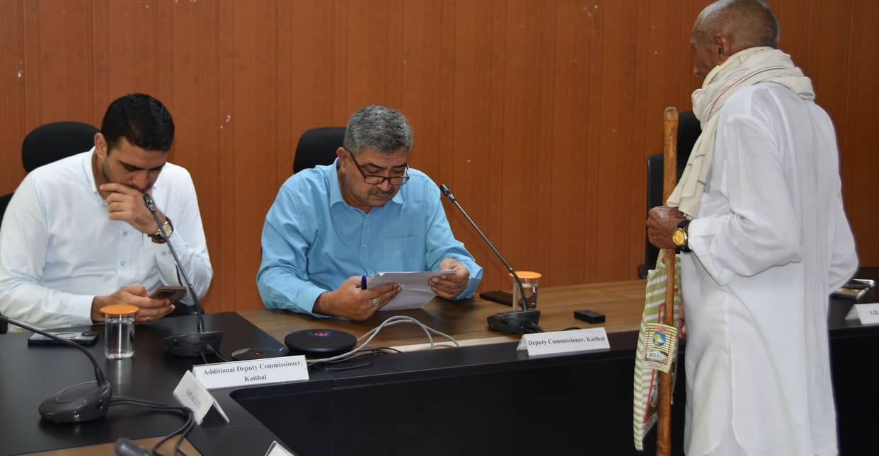Public grievances heard at the resolution camp; officials directed to ensure time-bound disposal.