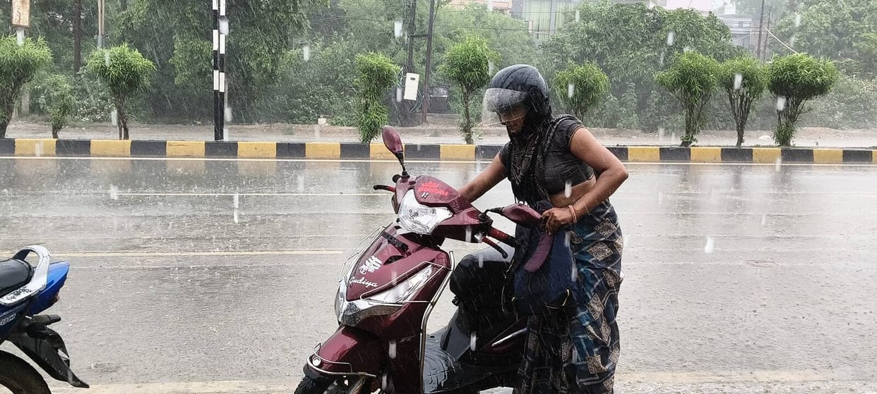 Heavy downpour in Chhapka-Lodhi