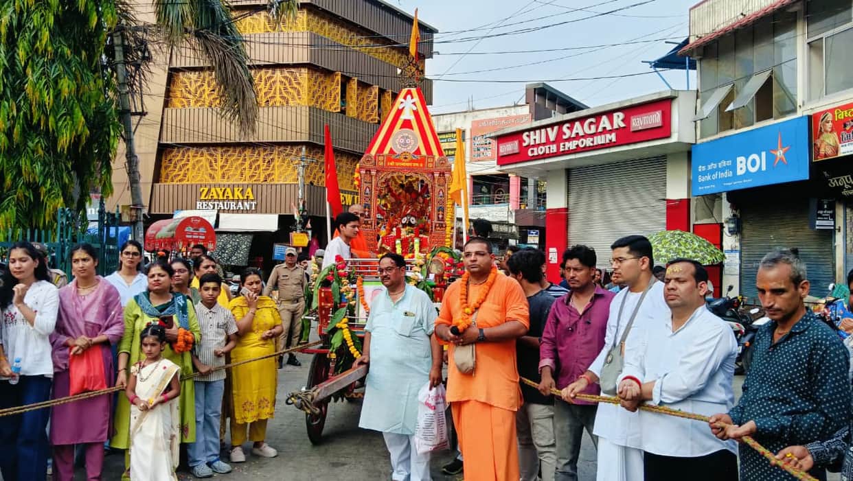 Chants of "Jai Jagannath" continued to resound.