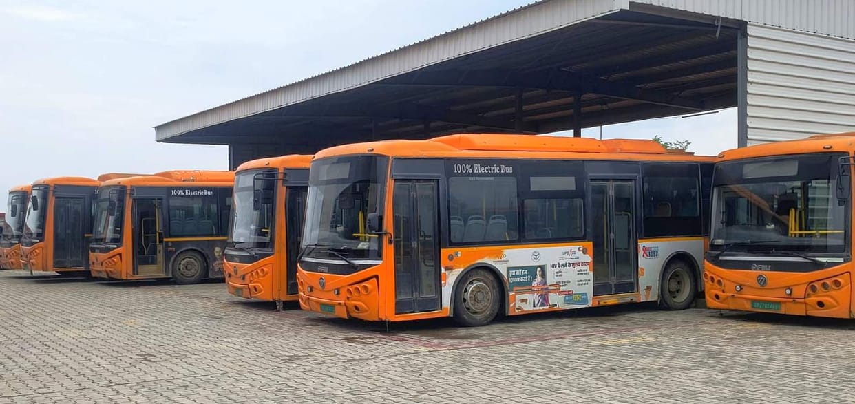Charging stations for e-buses will be set up at two locations.