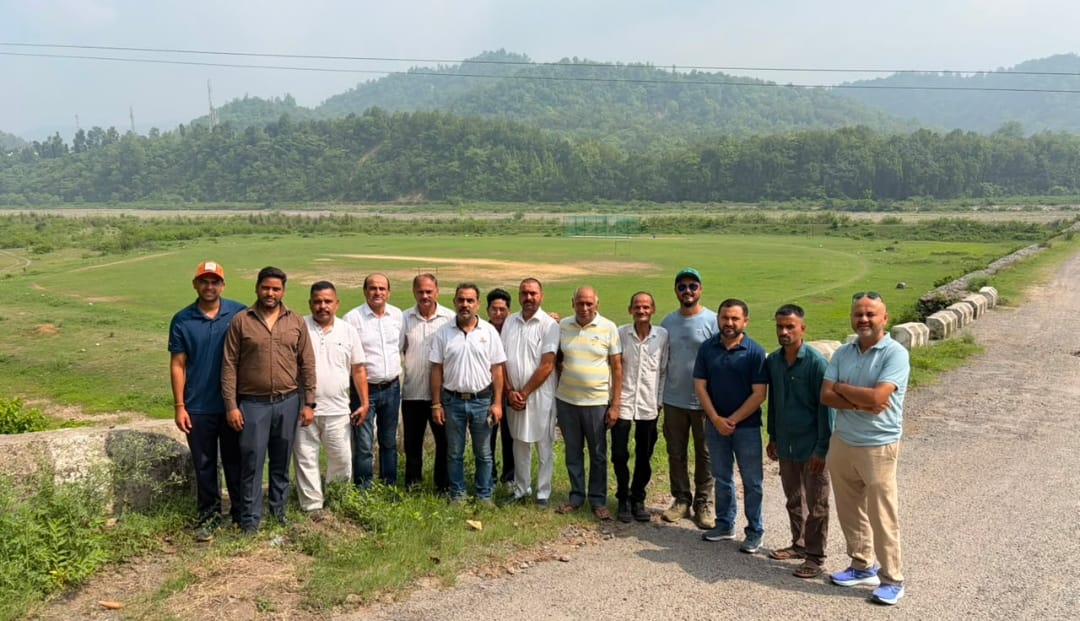 hpca secretary manuj sharma visit in kolar khel maidan