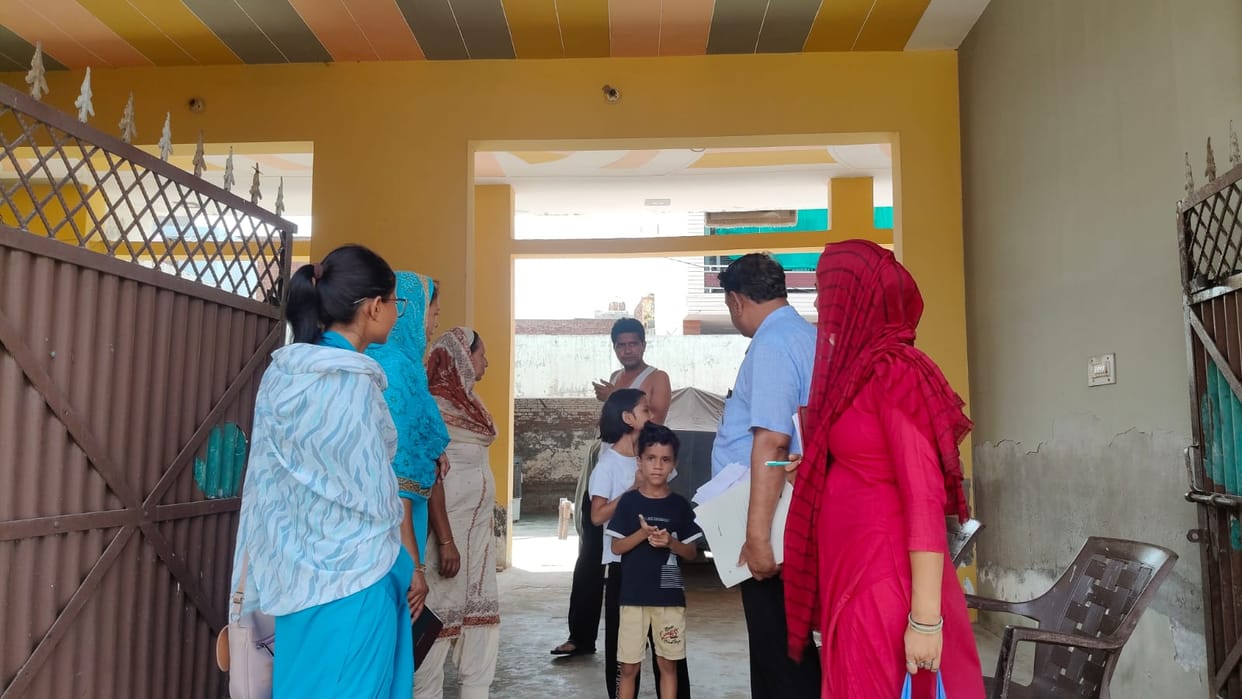 20 samples for Hepatitis A and 16 for typhoid collected in Sajuma village; no new cases reported.