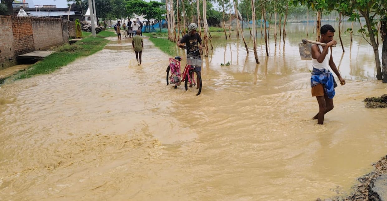 Rain in Nepal again cripples border villages