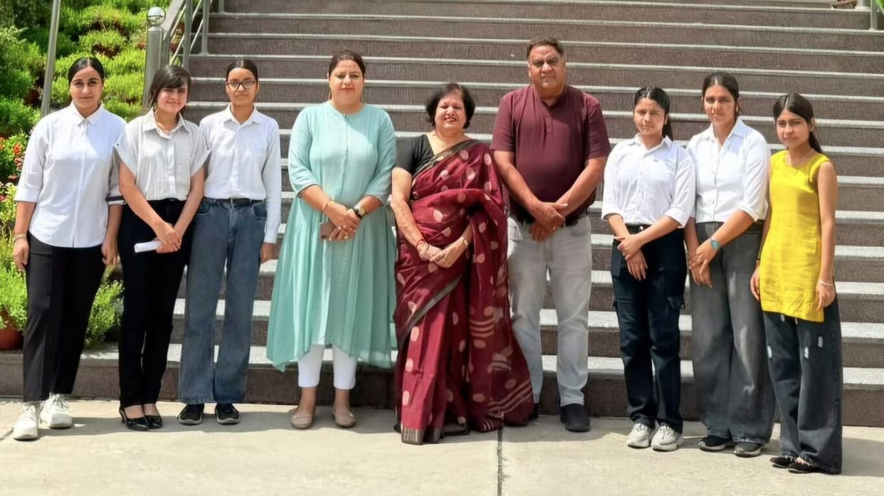 Seven female students from the third and fifth semesters of the BBA program secured a place on the merit list.