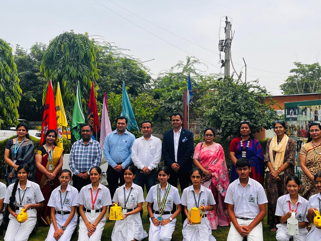 Interact Club's oath-taking ceremony held.
