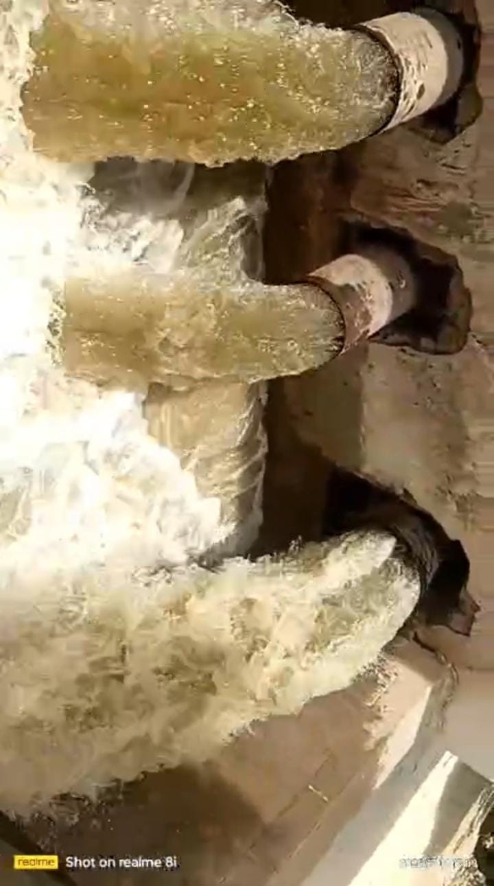 work fast due to water come in ghaggr