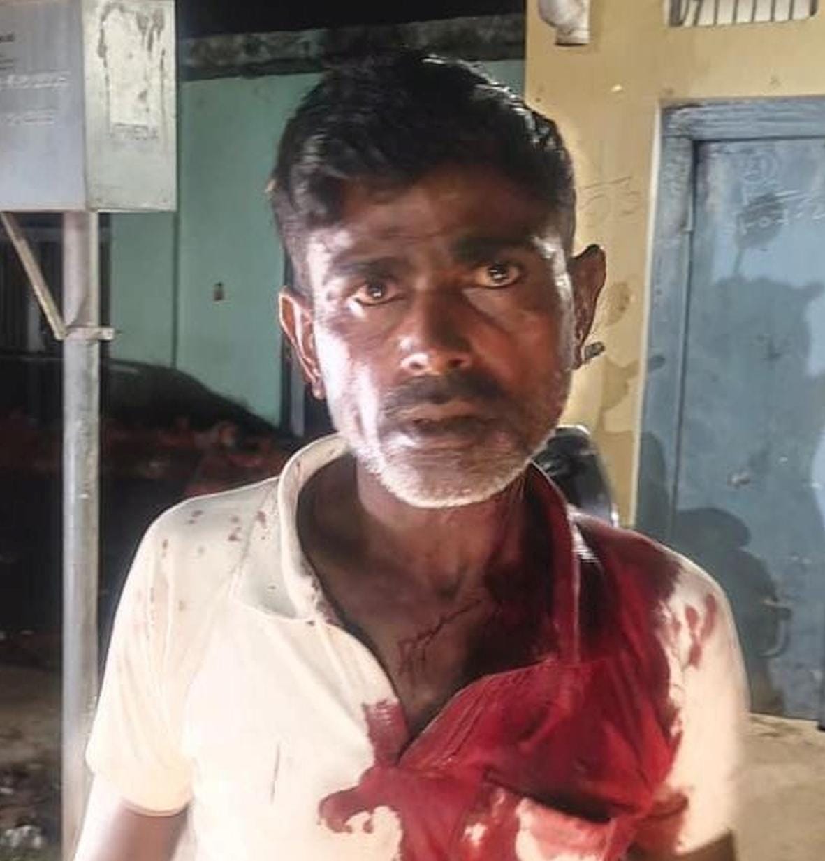 Strongmen beat up two brothers after they refused to work as laborers.