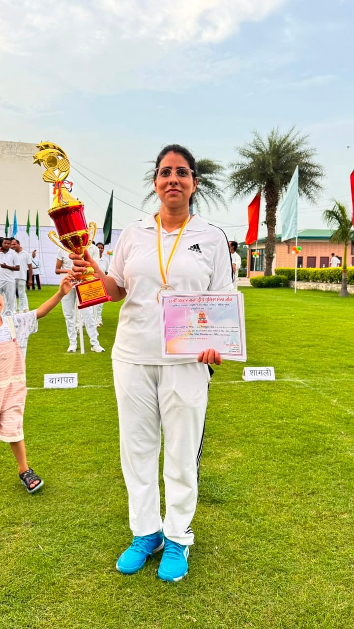 Head Constable Priyanka won gold and silver in table tennis.