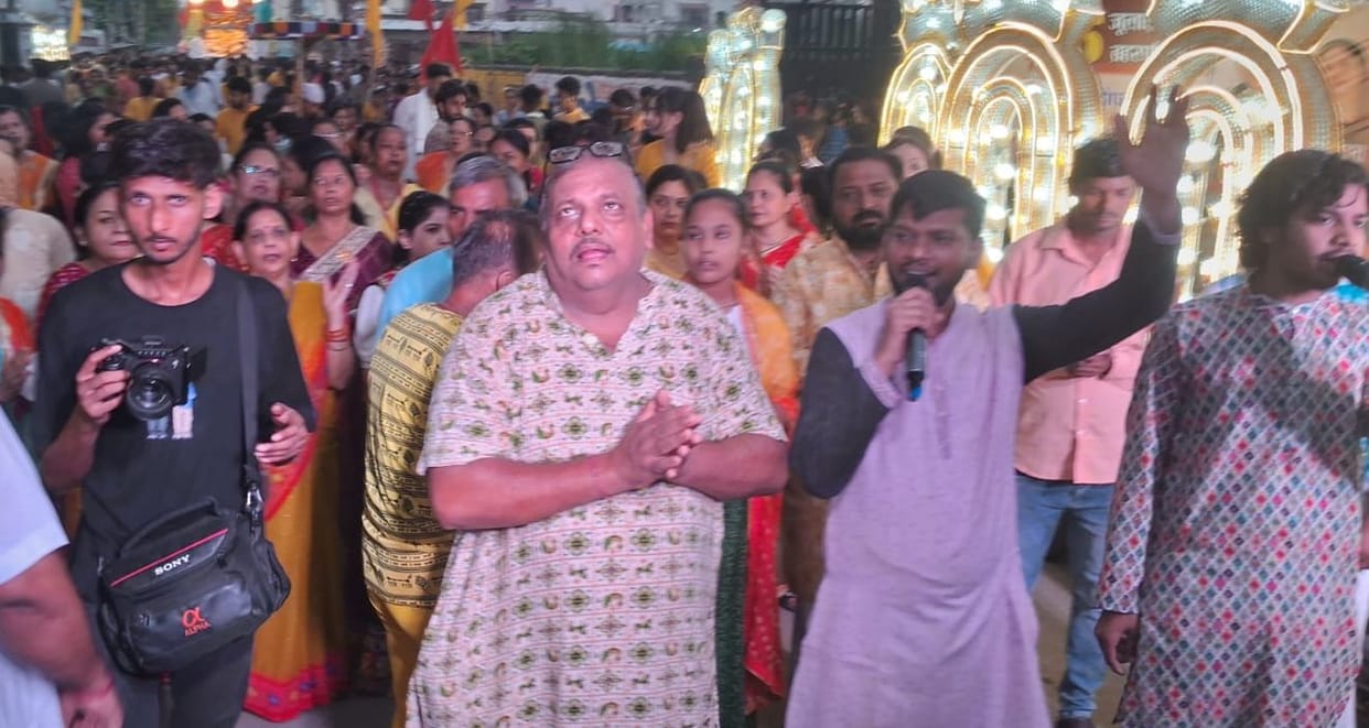 Lord Jagannath's Rath Yatra was taken out; the city resounded with the chants of devotees.