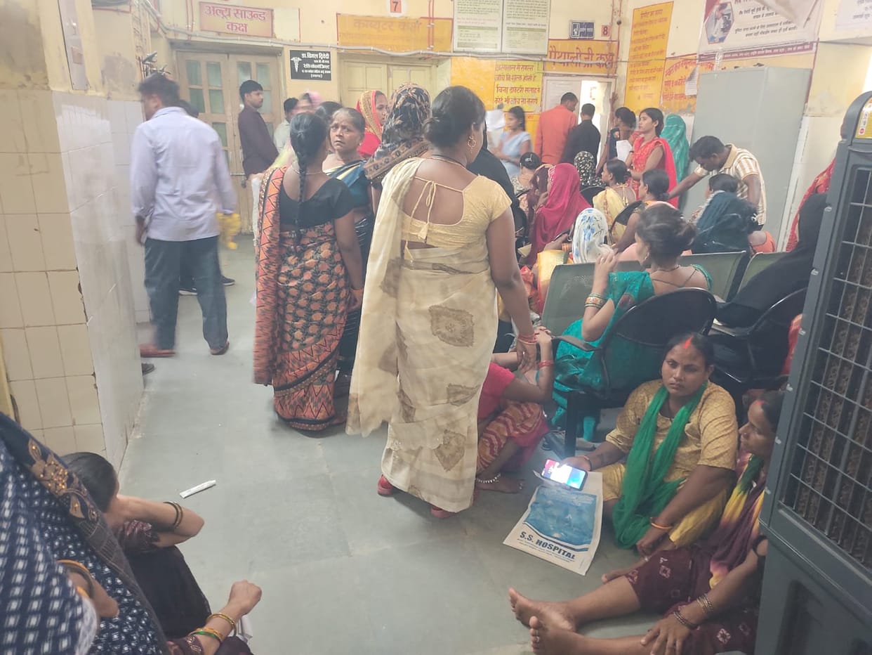 District Women's Hospital turns into a referral center; lacks ICU and blood bank.