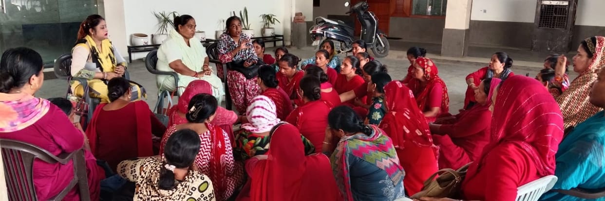 ASHA workers devised a strategy for a state-level gherao and protest.