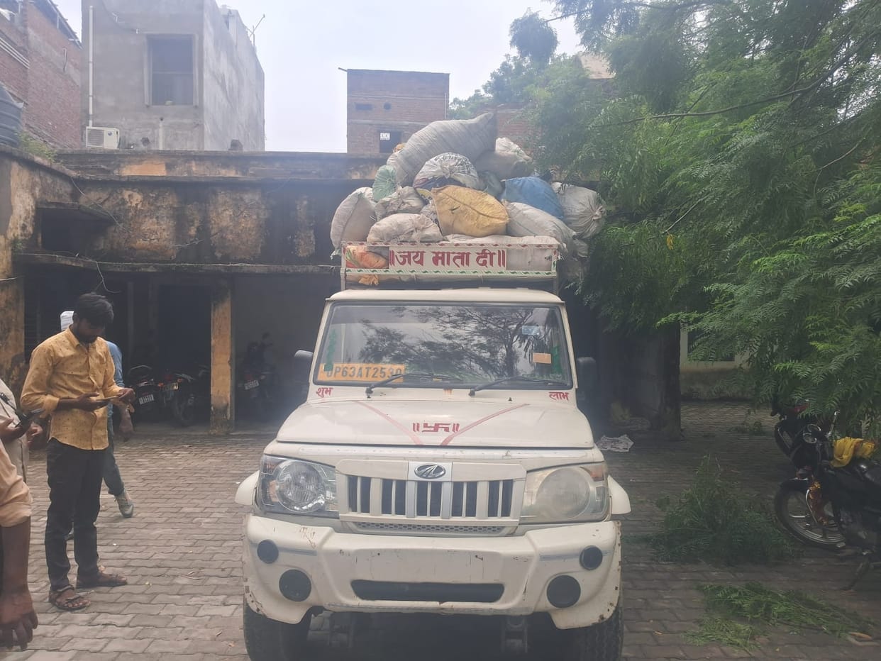 The Pahadi Block premises were cleaned, and plastic waste was sent to Gopalpur.