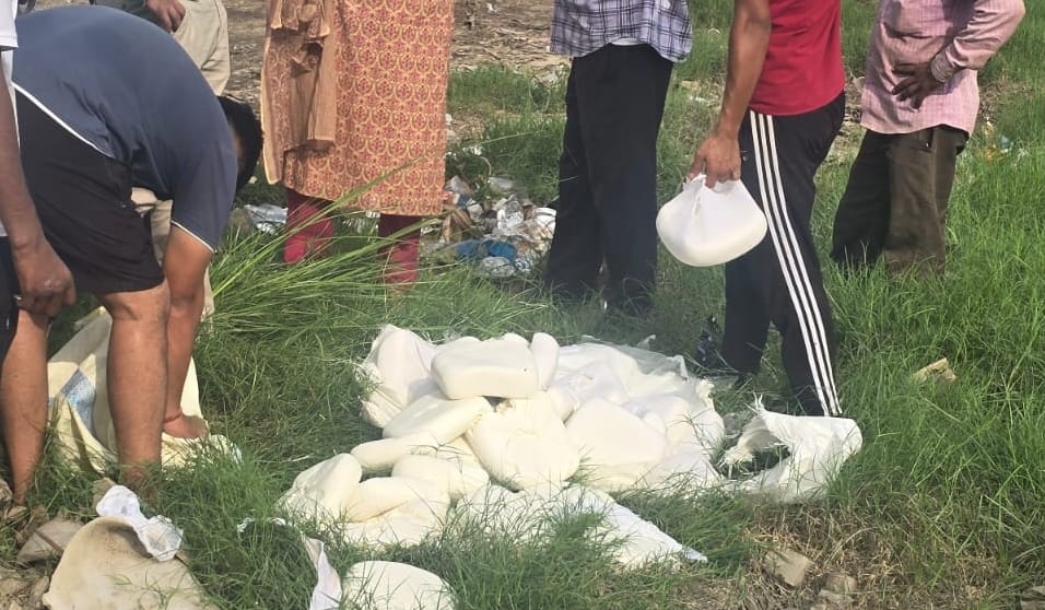 110 kilograms of paneer stored in unhygienic conditions were destroyed