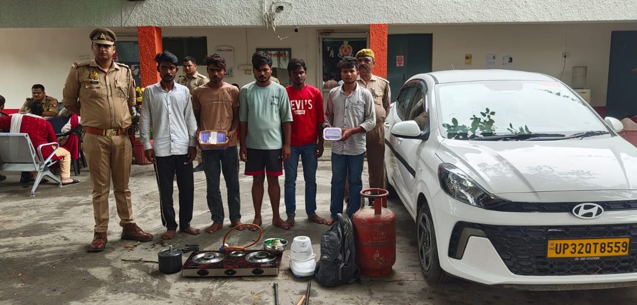 Five accused arrested for burglary at the home of a martyred soldier