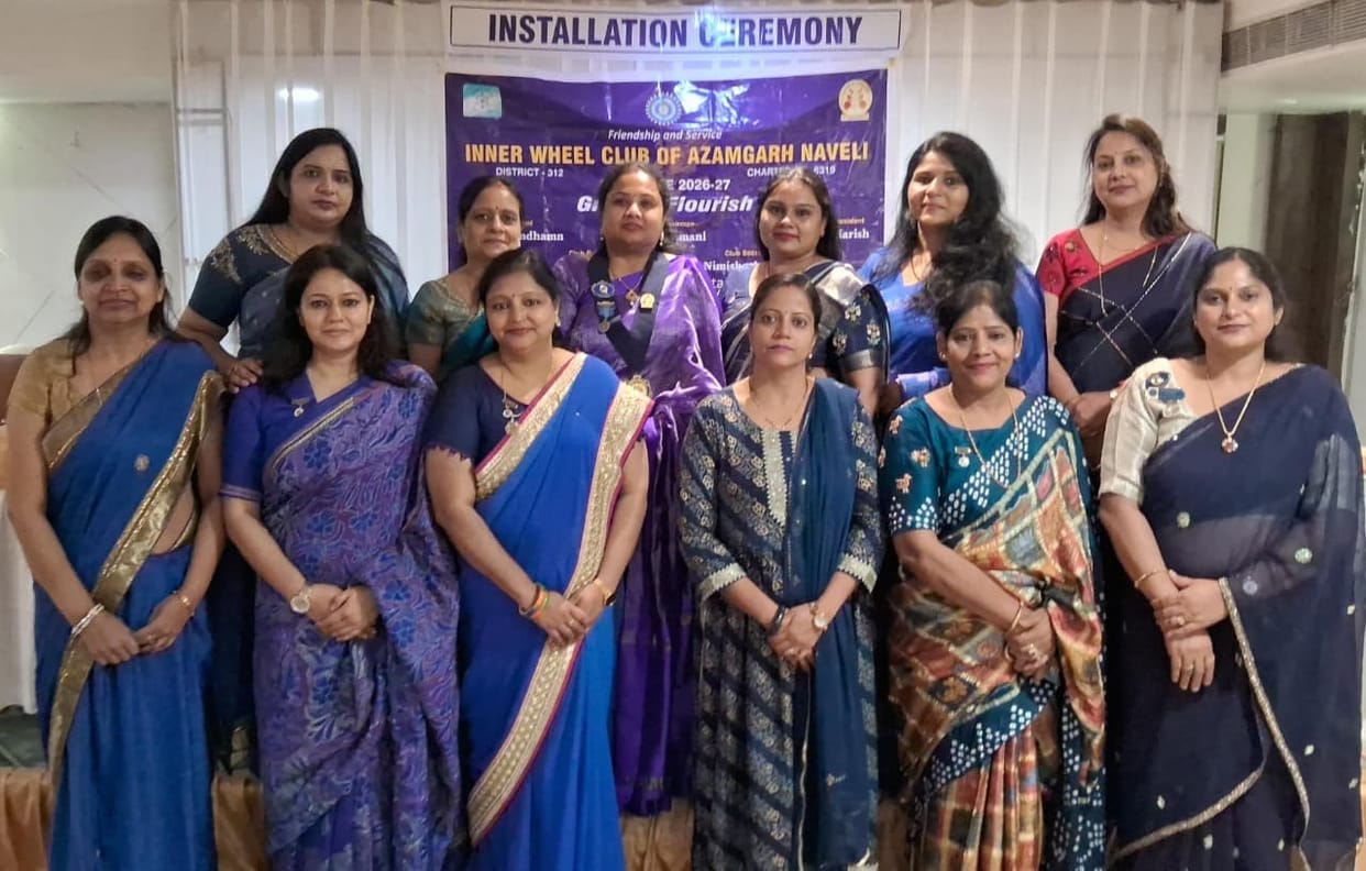 Inner Wheel Club Naveli started a new journey with the 'Grow and Flourish' theme