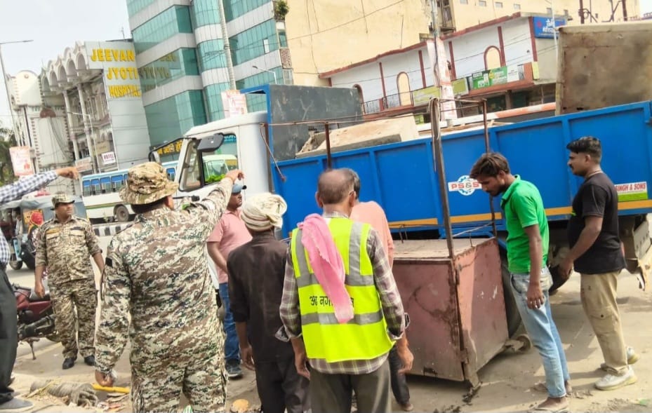 The sugarcane juice vendor said, "Here, go ahead and speak to the MP's PRO