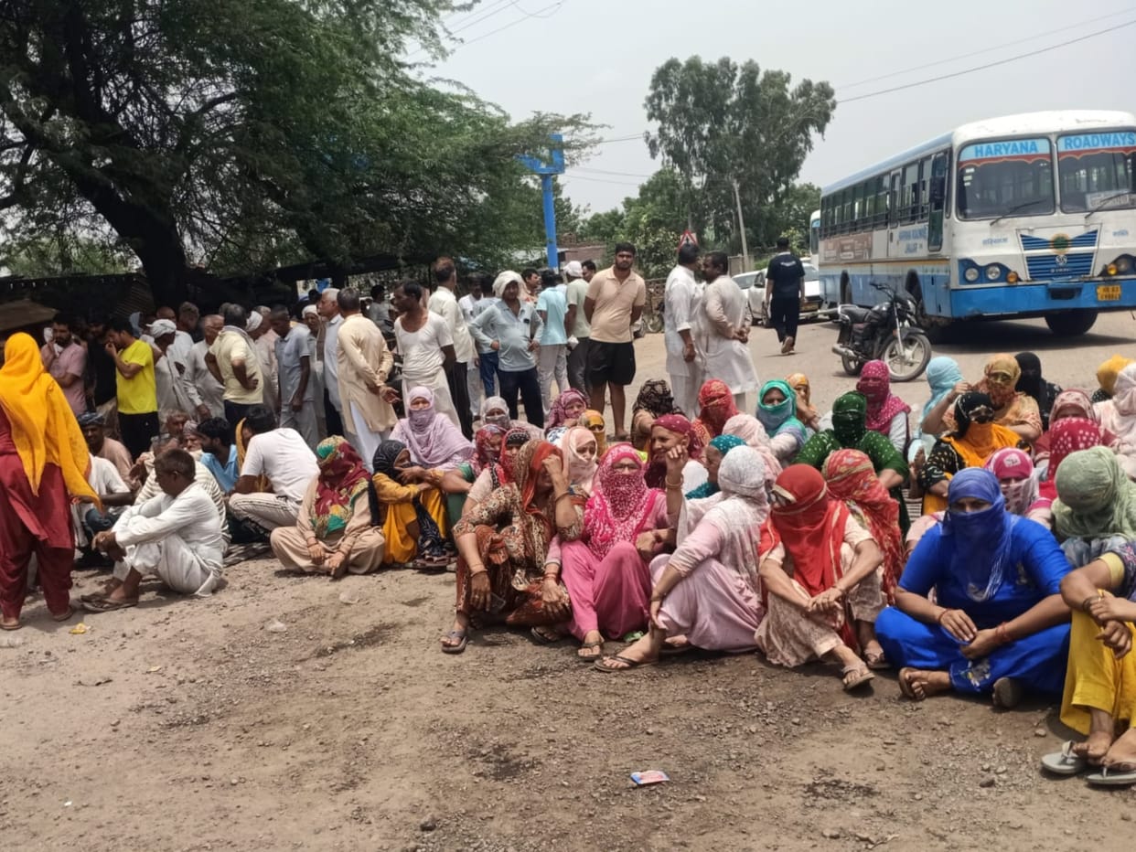Villagers' anger erupts over power outages and low voltage; they block NH-334B for five hours