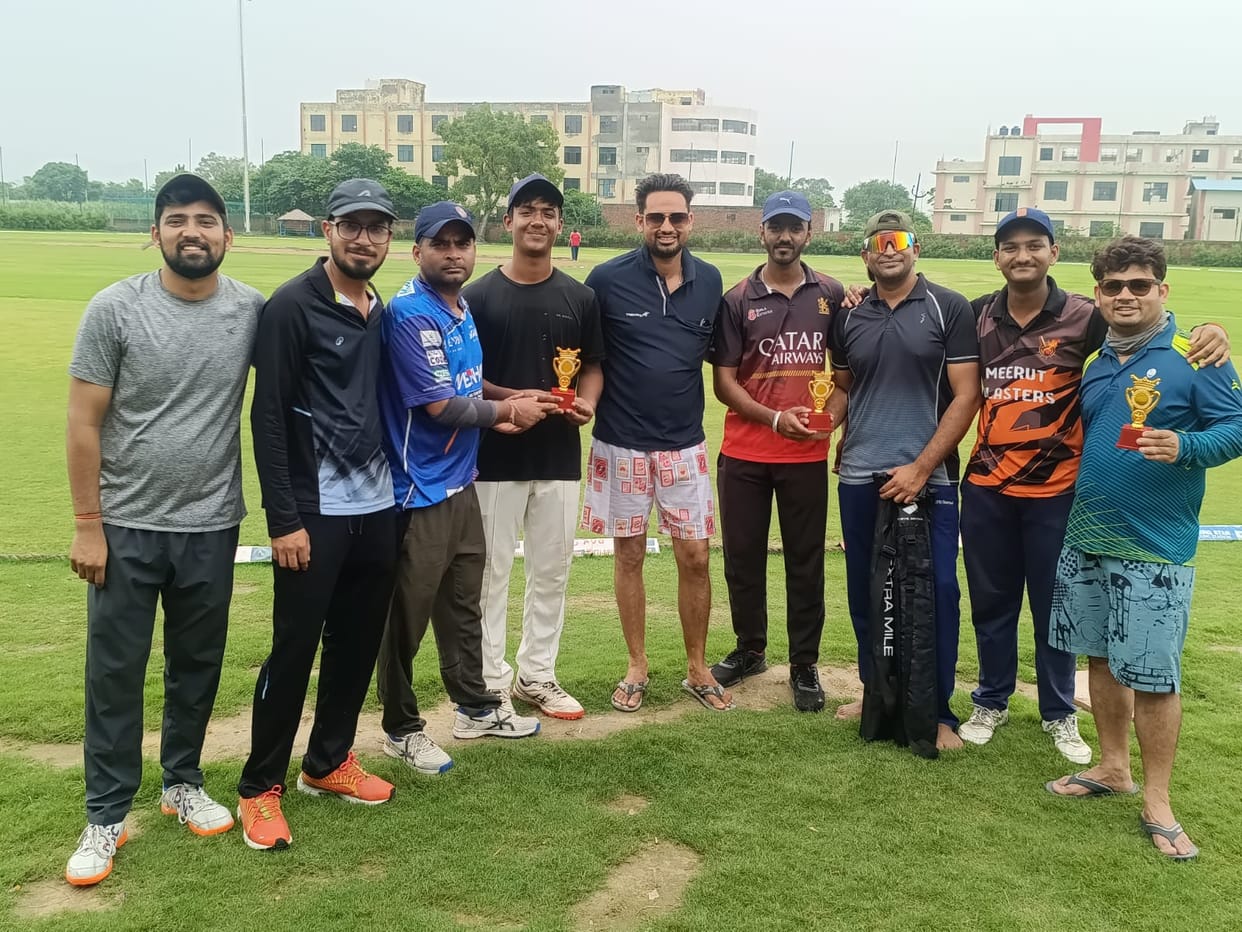 The Meerut Blaster team won the match by five wickets.