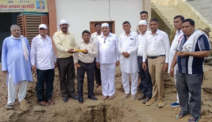 Construction of the Langar Hall begins at Guru Ravidas Temple