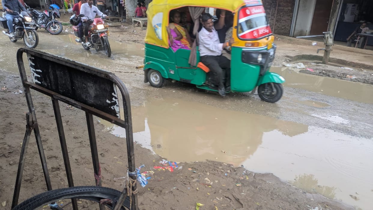 Rain: Half an hour of relief followed by humidity; misery caused by mud and waterlogging.