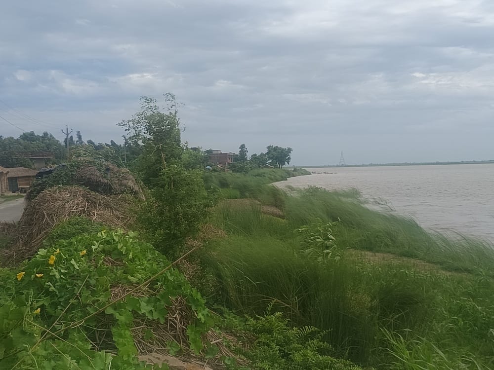 Gandak discharge drops; pressure on embankments remains.