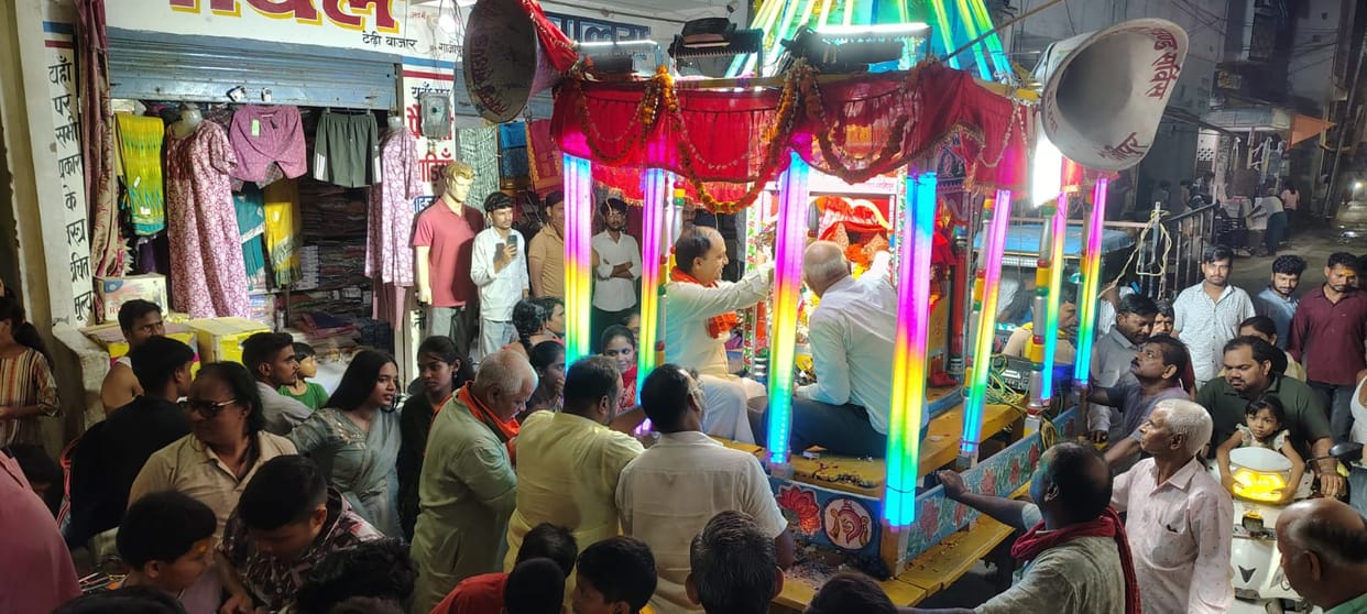 Rath Yatra taken out in the city; devotees offered prayers to Lord Jagannath.