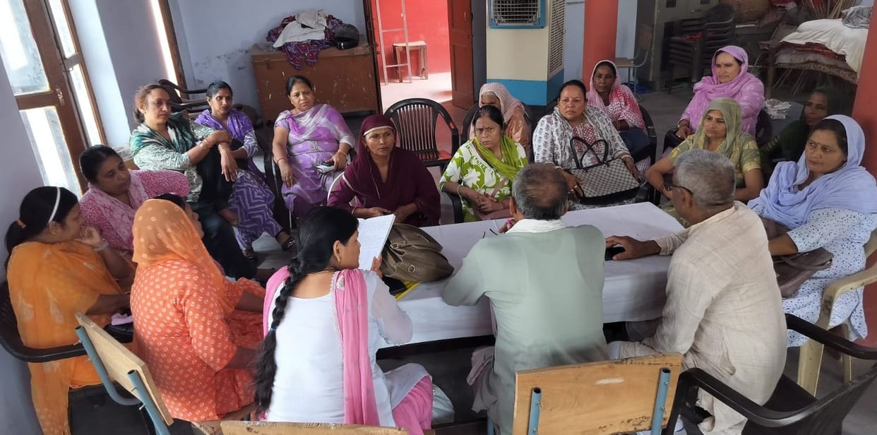 Mukesh was elected district president, Seema was elected secretary and Anita was elected treasurer.