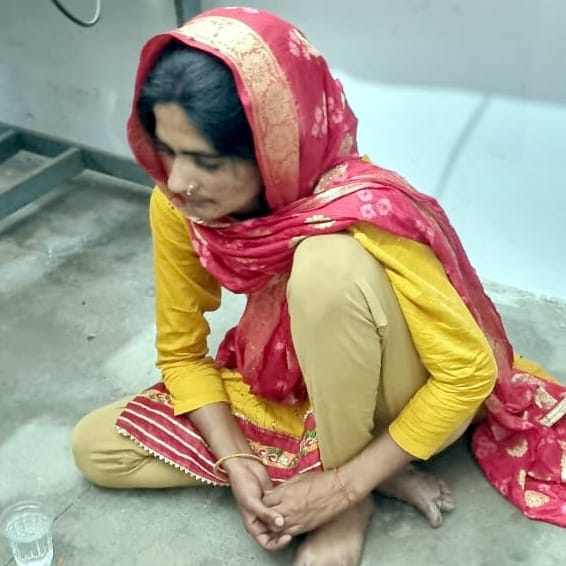 बेटे की हत्या करने की दोषी मां आदेश देवी।