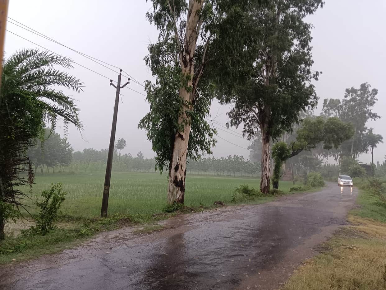 Rain lashed the villages, while humidity tormented the city