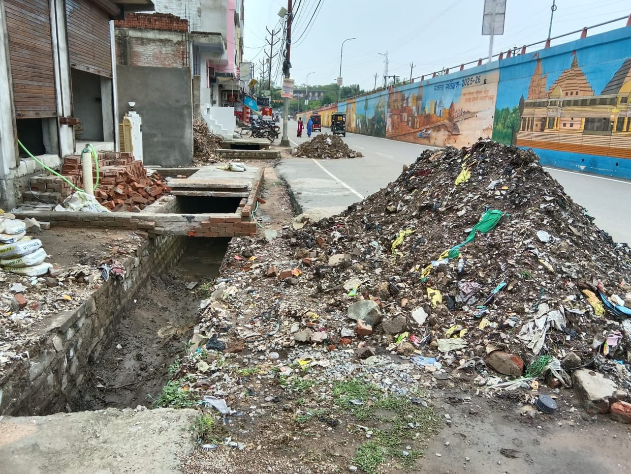 Drains choked with filth; those responsible offer excuses.
