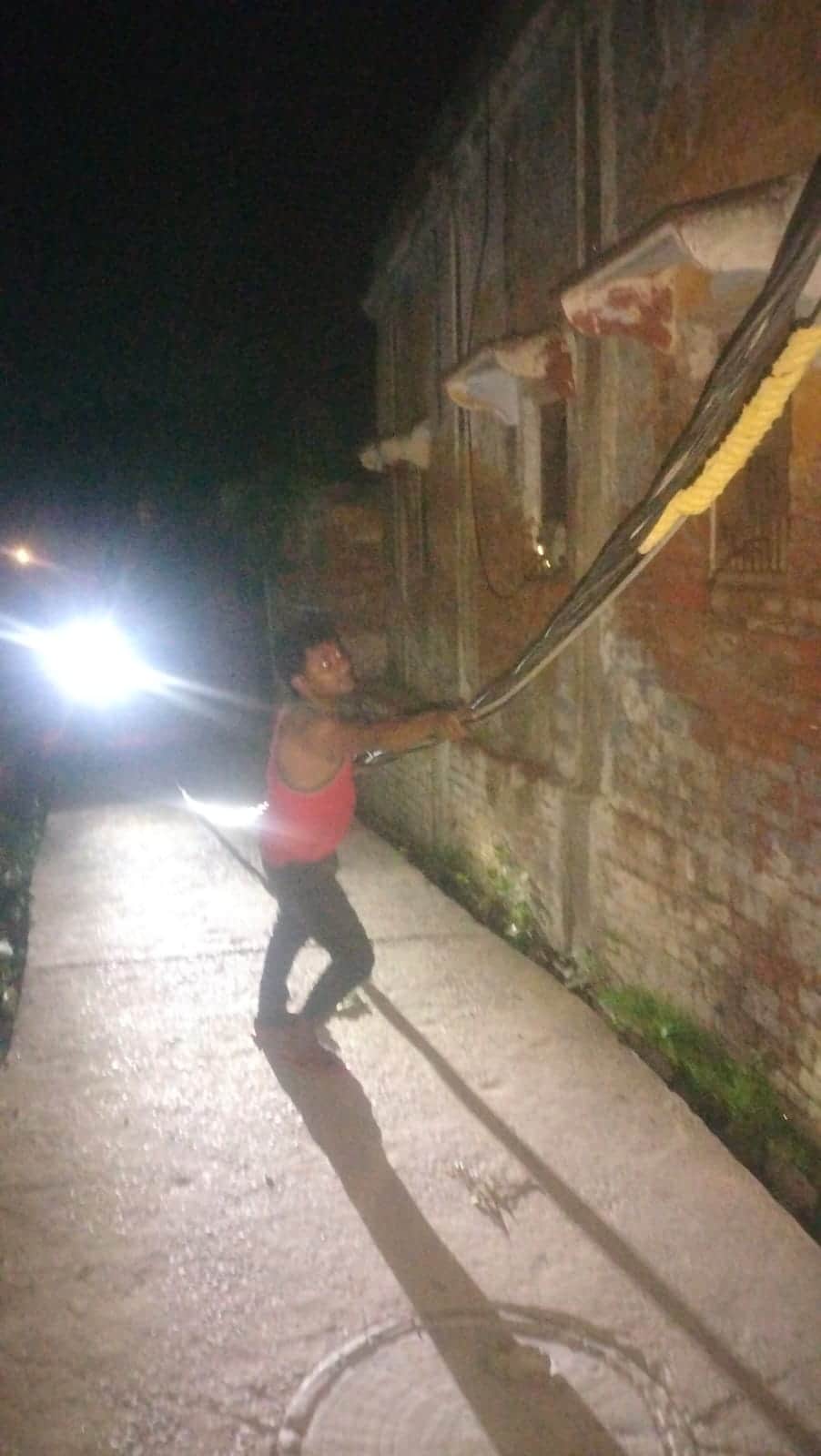 Power cuts have increased people's difficulties.