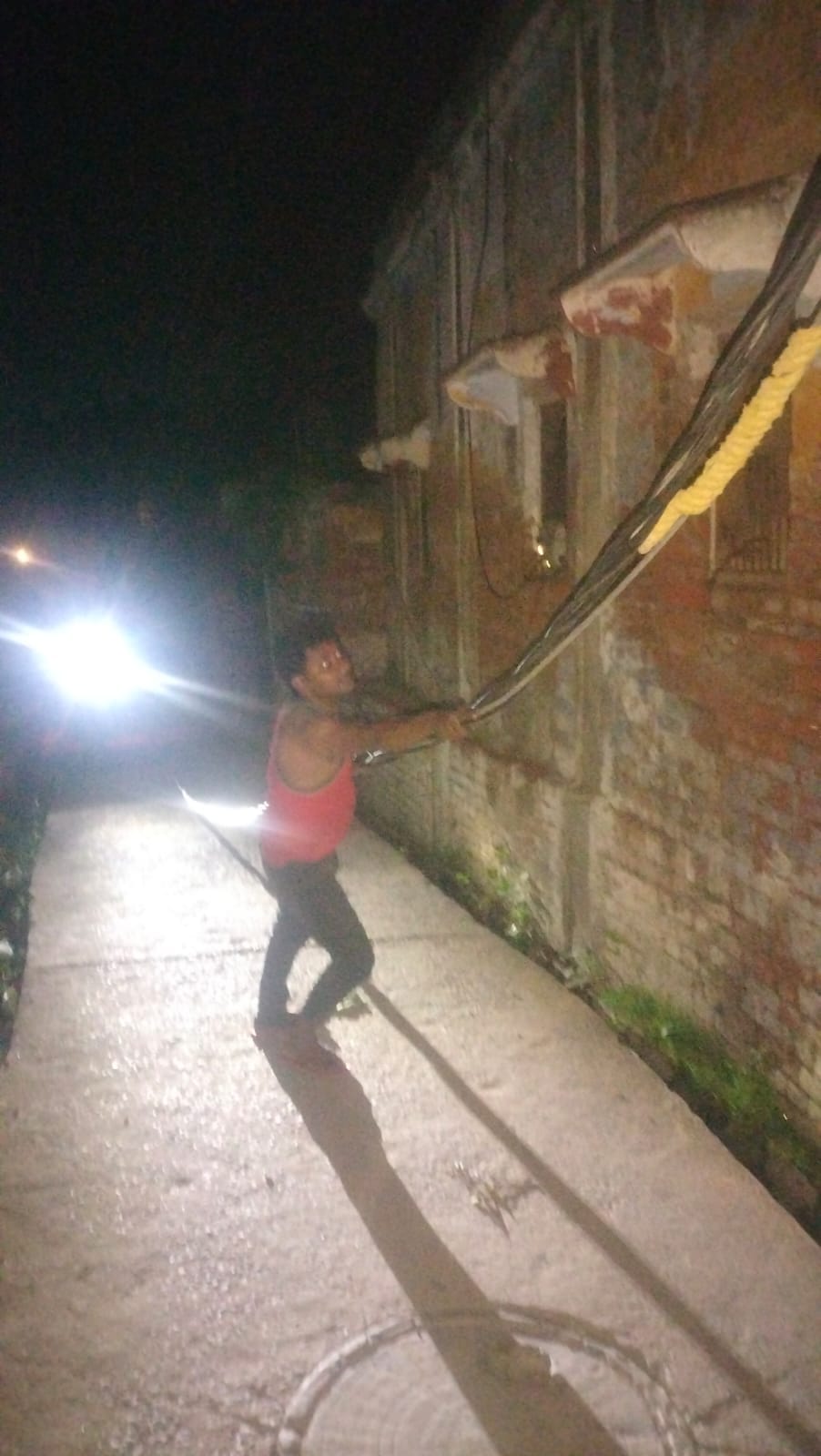 Power cuts have increased people's difficulties.
