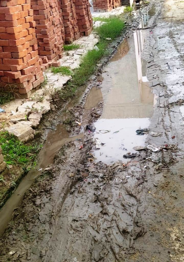 Sanitation worker missing, heaps of filth in the village; villagers demand cleanup.