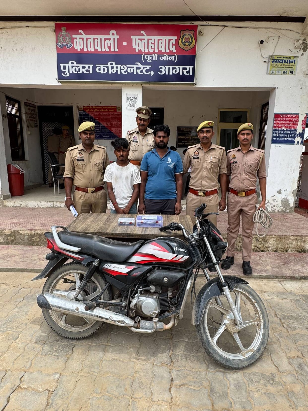 Two accused arrested for committing robberies for the thrill of it.
