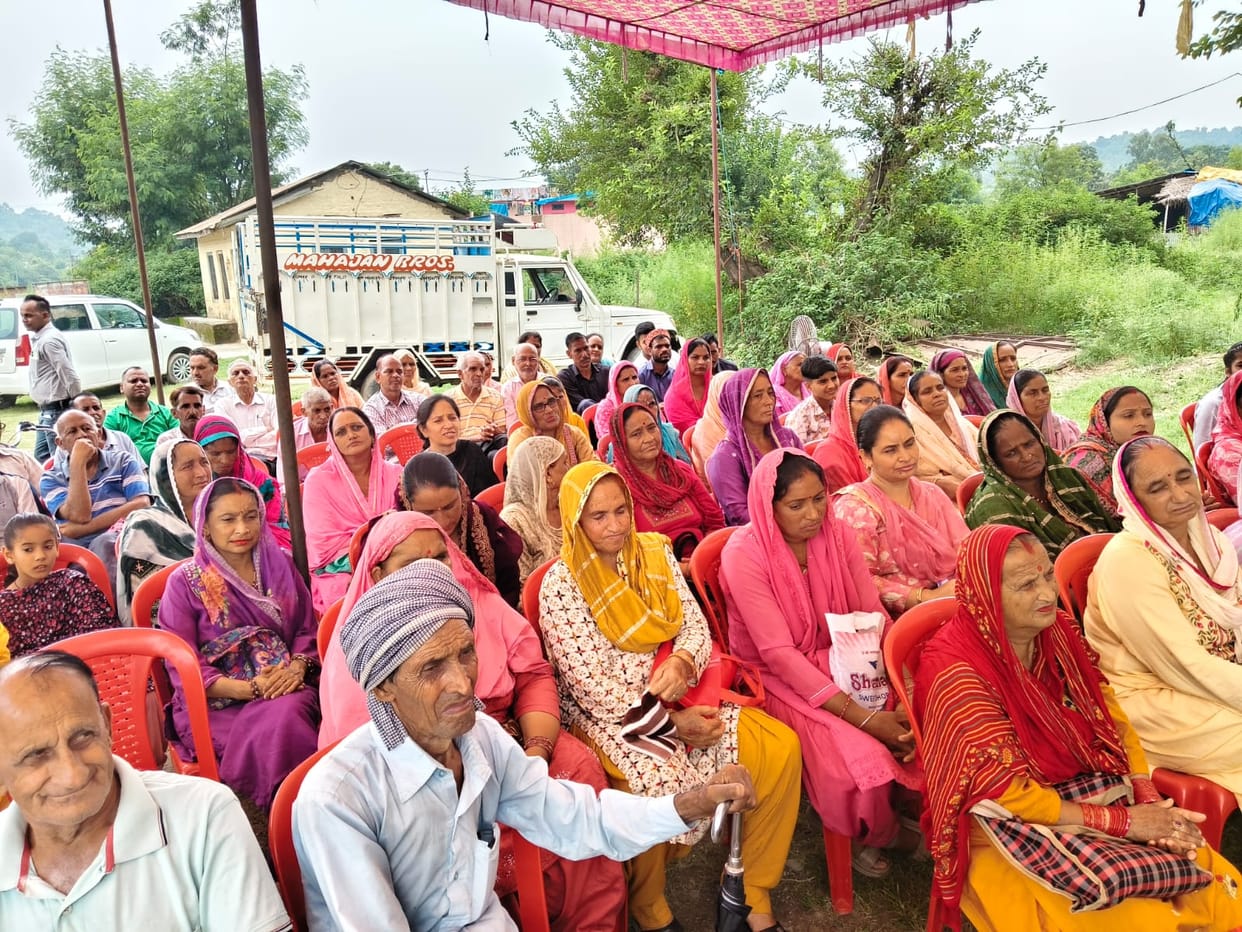 Deliberations on development works in Sunhani Panchayat; 249 villagers marked their attendance.