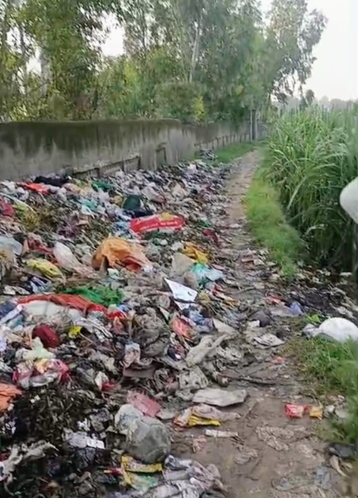 Villagers in Mawana Khurd distressed by waterlogging and filth; lodged a complaint.
