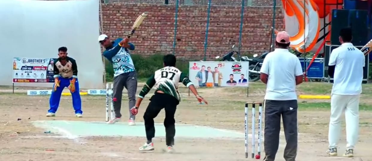 Teams from Sarna Khedi and Shahabad Mandi won cricket matches.