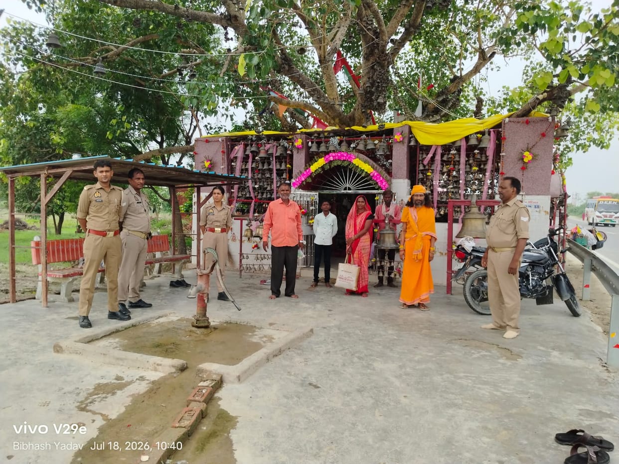 Policemen deployed at Pahalwan Veer Baba Dham, devotees will get safe environment