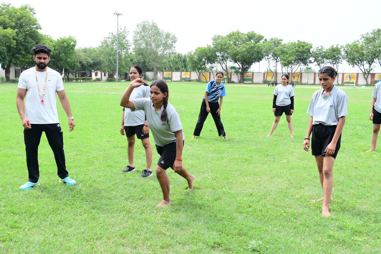 Players displayed their prowess in traditional sports.