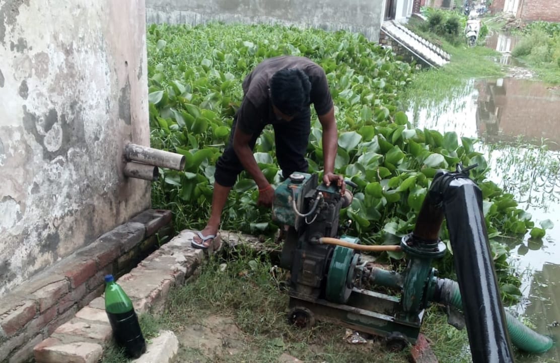 Municipal administration swung into action, installing pumping sets at six locations