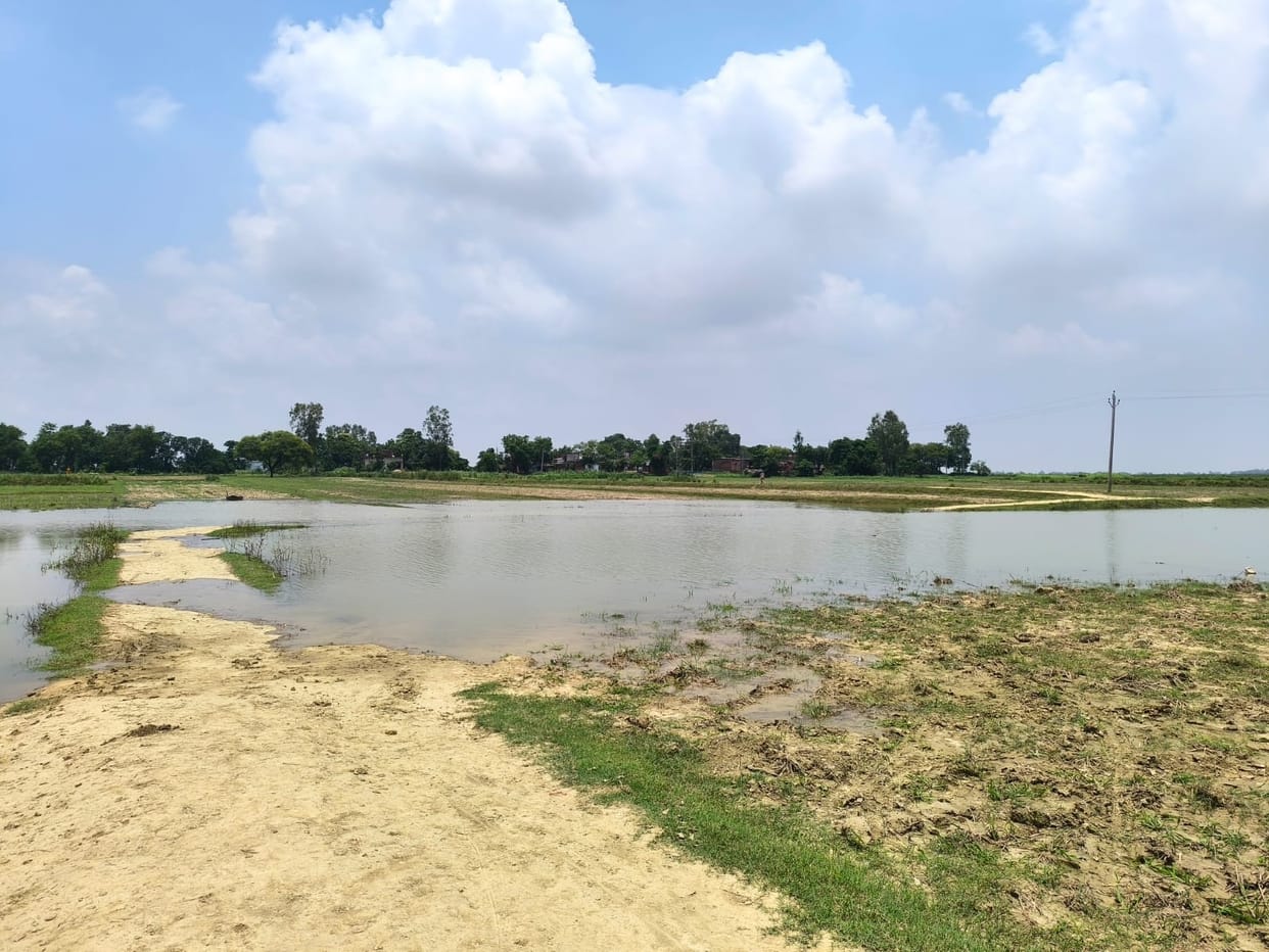 Roads flooded, traffic disrupted due to rising water level of Rapti