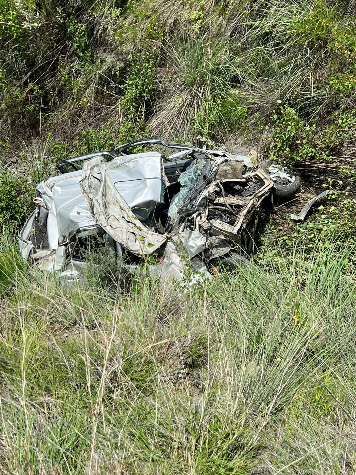Alto car plunges into gorge on Nerwa-Kiri-Navdhar road