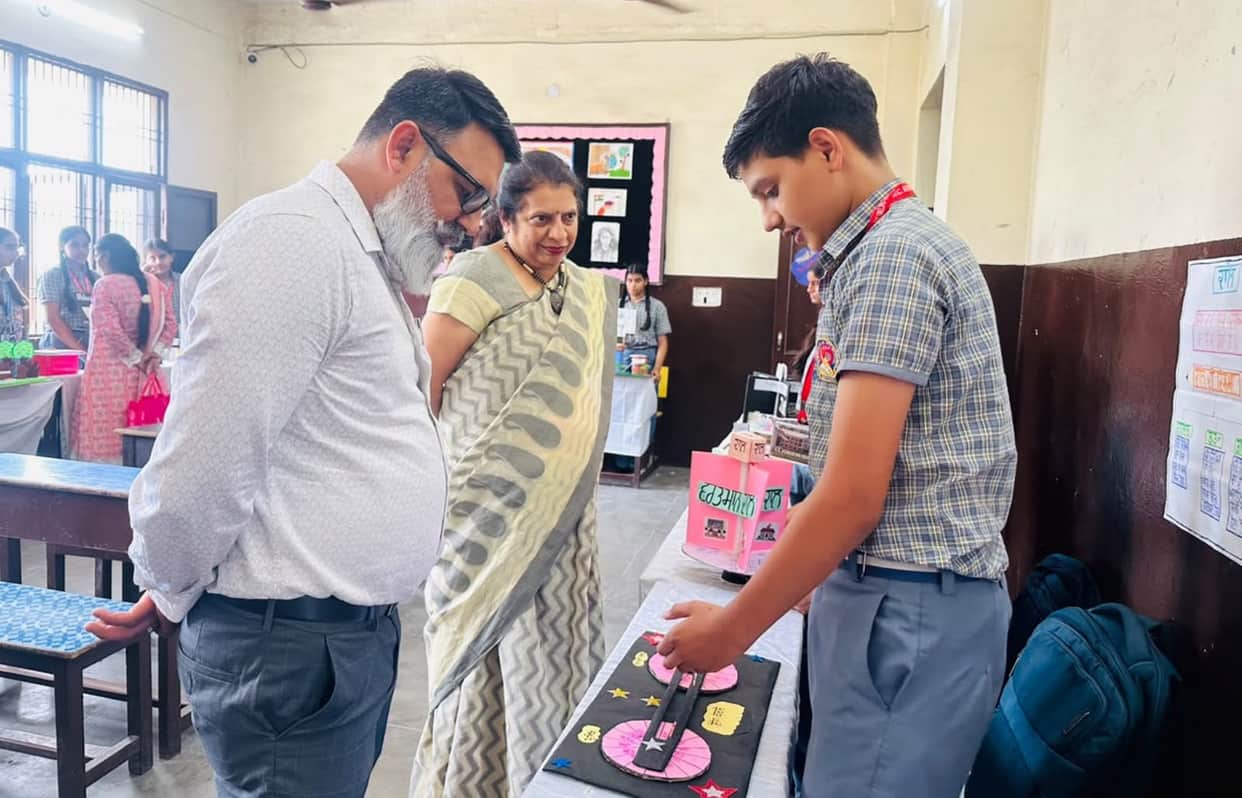 Students' models at the exhibition were appreciated