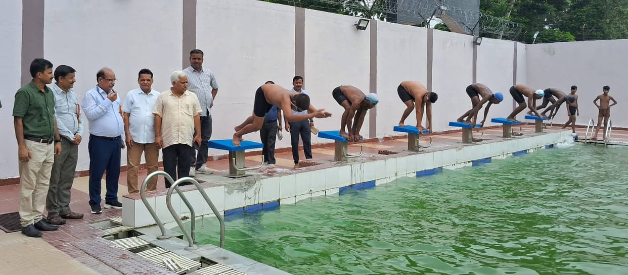 Swimmers from the host city and Ayodhya dominate the competition