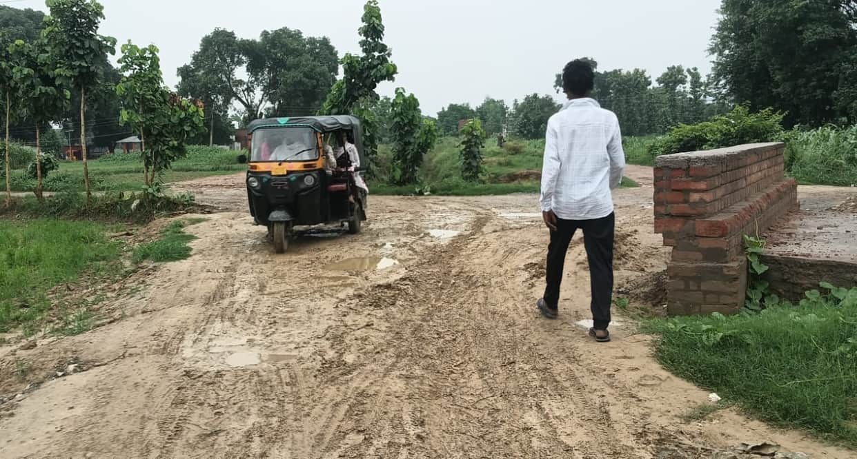 The culvert is ready, yet the connecting road has been closed for a year