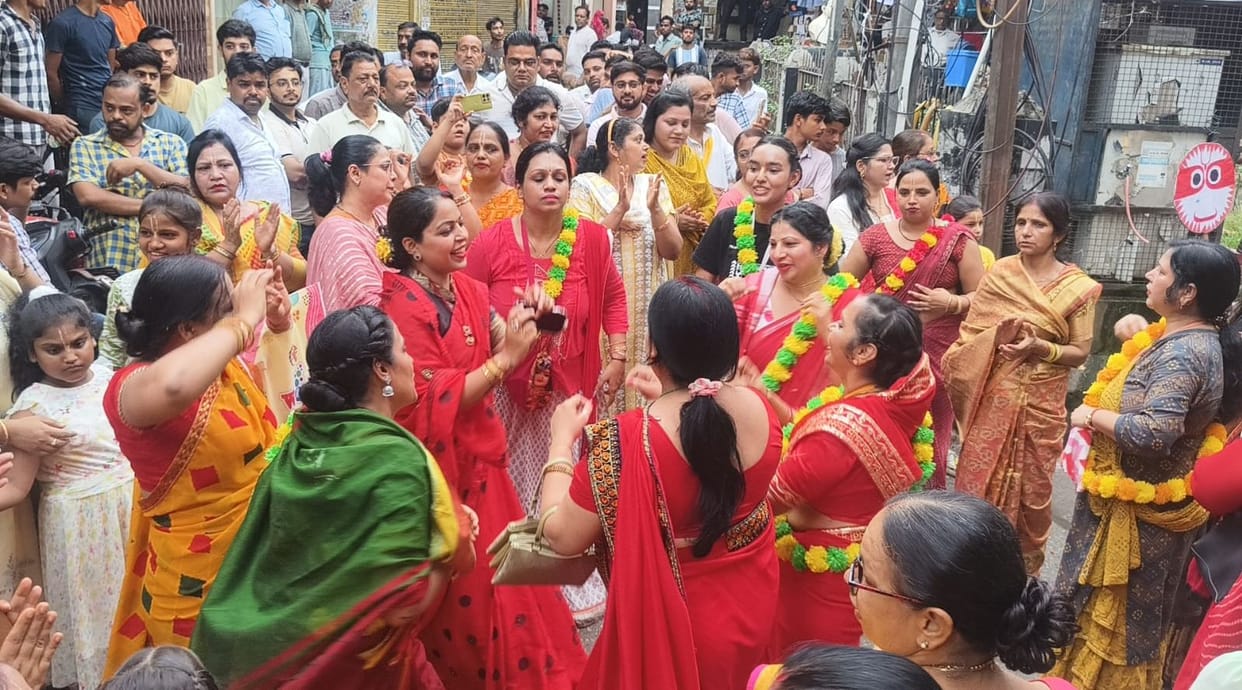 Lord Shri Jagannath's procession taken out with great fanfare.